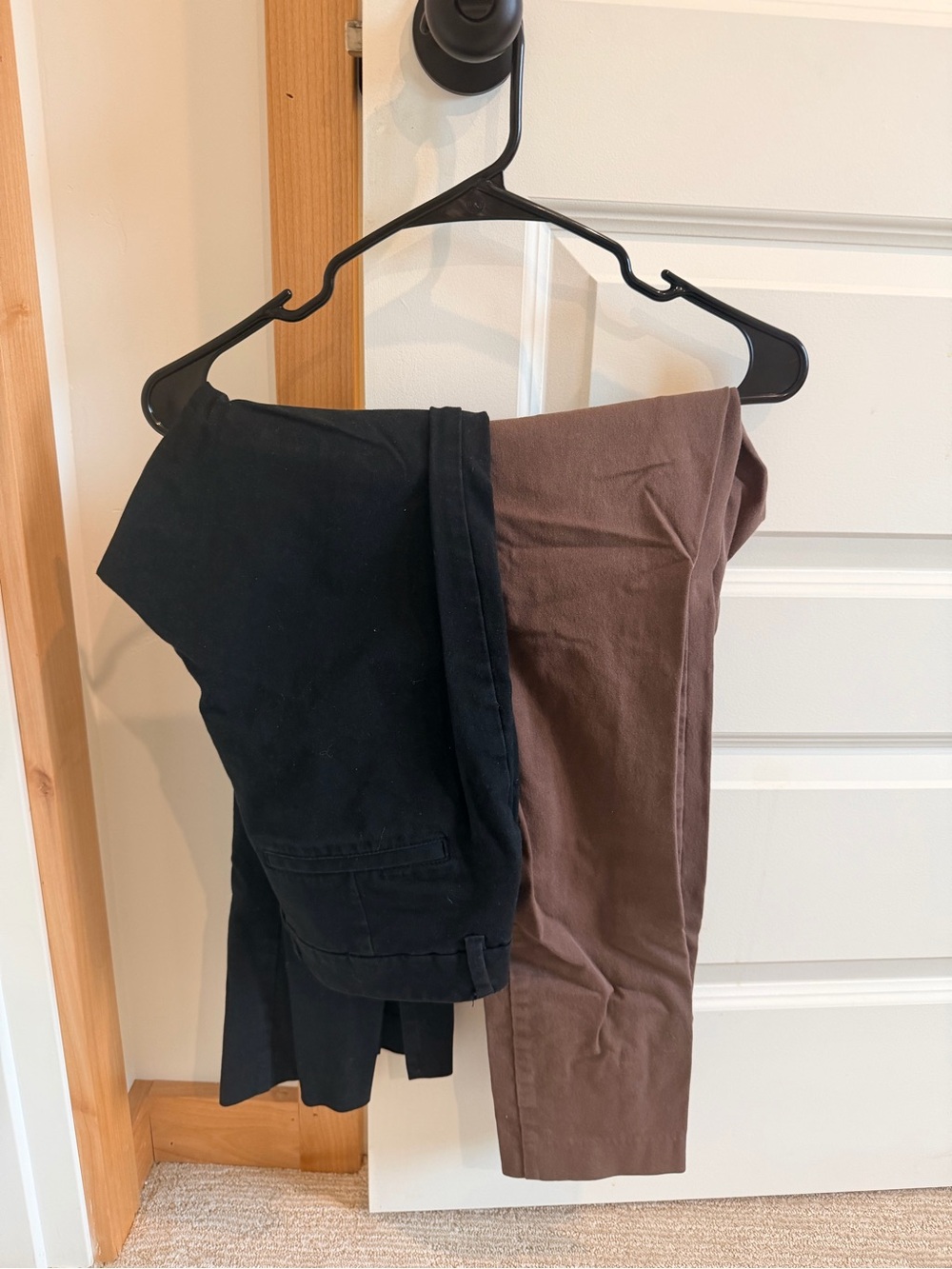 Old Navy Straight Leg Pants in Black and Brown